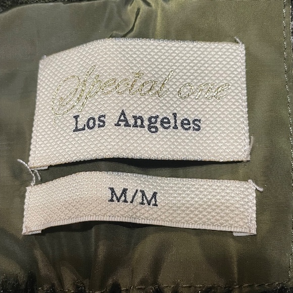 Special One Green Puffer Vest With Removable Hood Lined Women's Size Medium - Picture 3 of 14